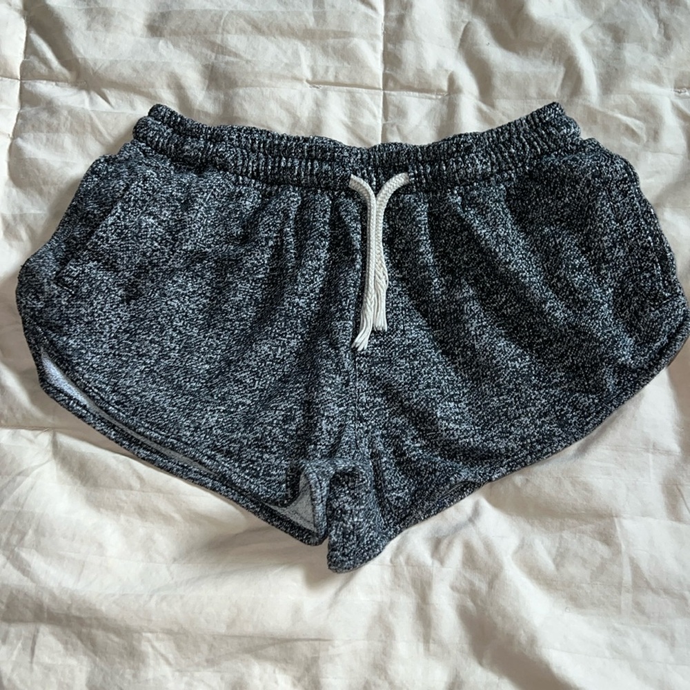 Men's Athletic Shorts - Black Heather Drawstring